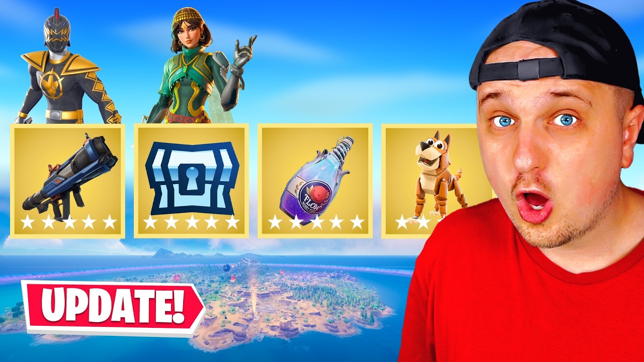 Update 39.50 w Fortnite NOWE NIEBIESKIE STREFY, POWRÓT SPAZA, SOLO LEVELING i więcej!