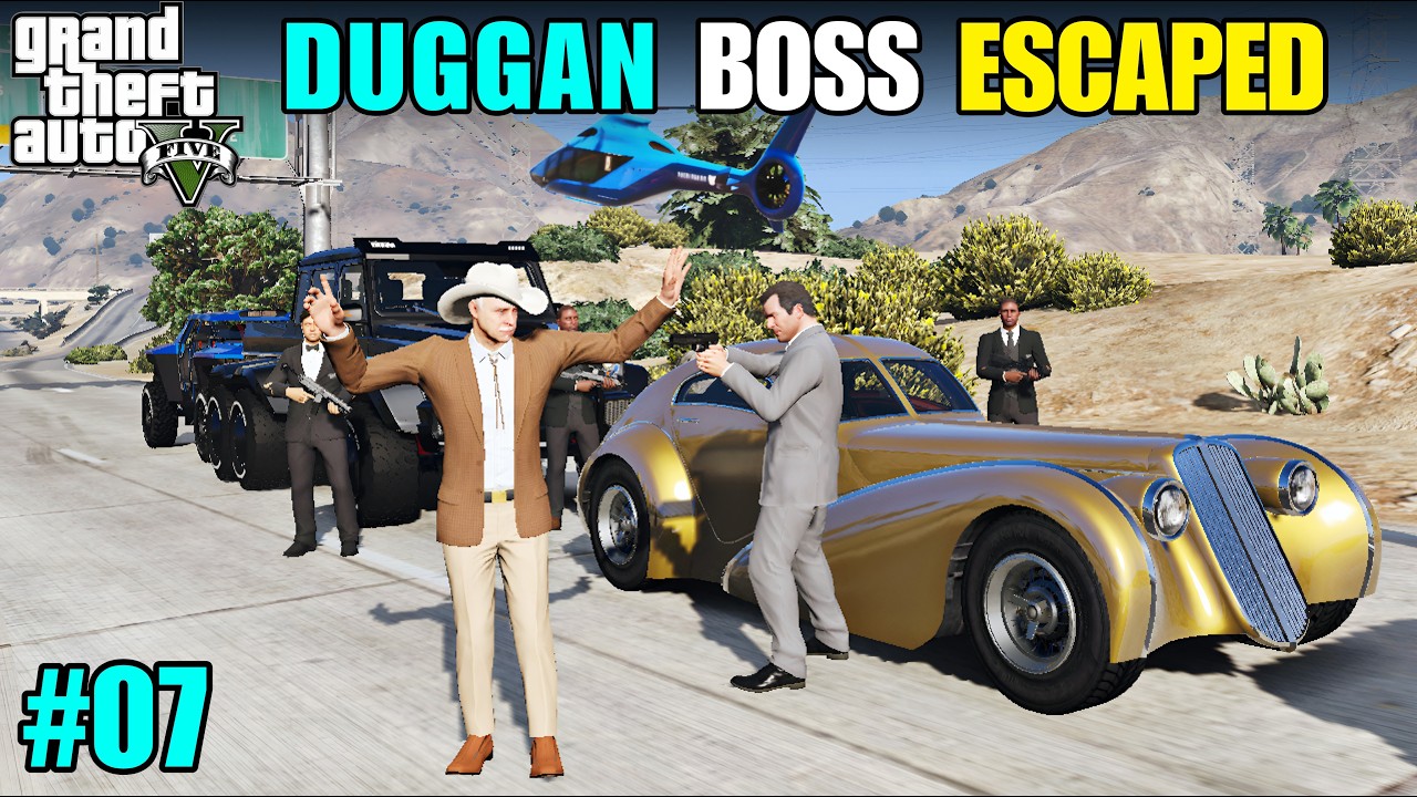 Michael Deadly Attack on Duggan boss | GTA V GAMEPLAY | #07 