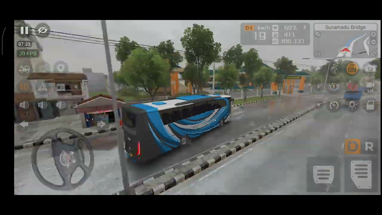 Aku main bus simulator dari bangkalan sampai PEL. Merak part1