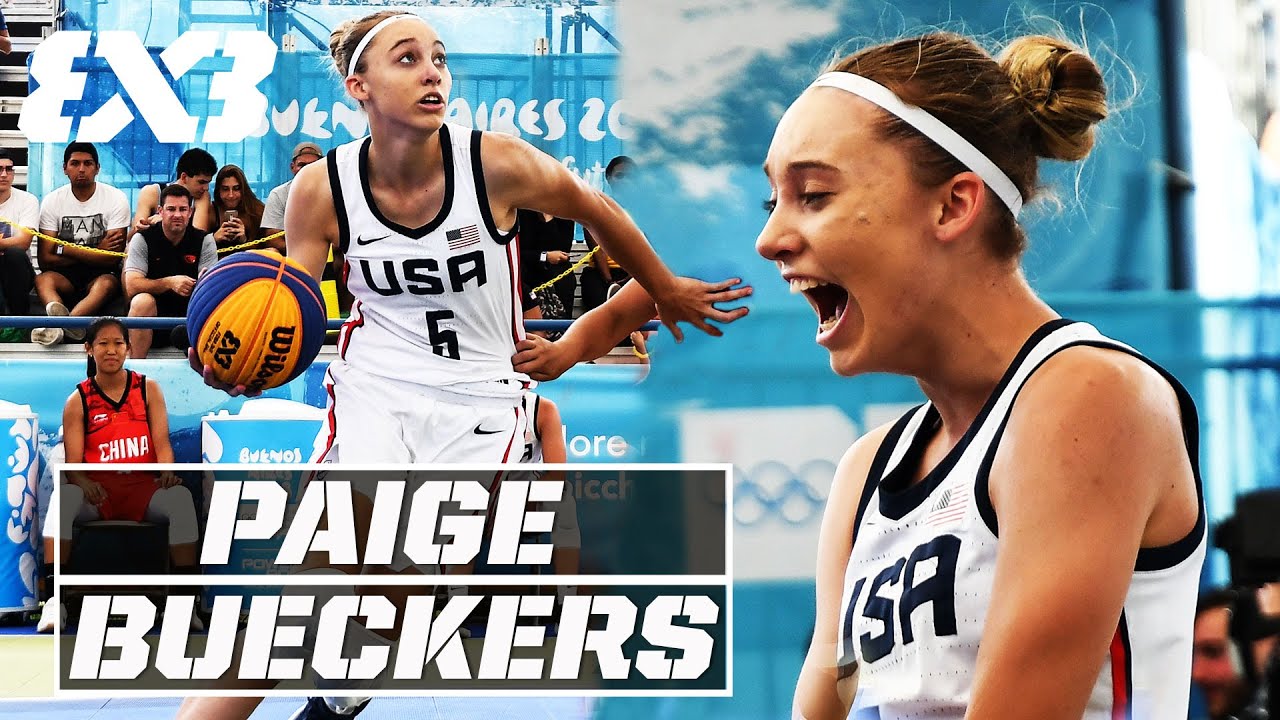 Paige Bueckers repping USA 3x3 basketball 🇺🇸🏀