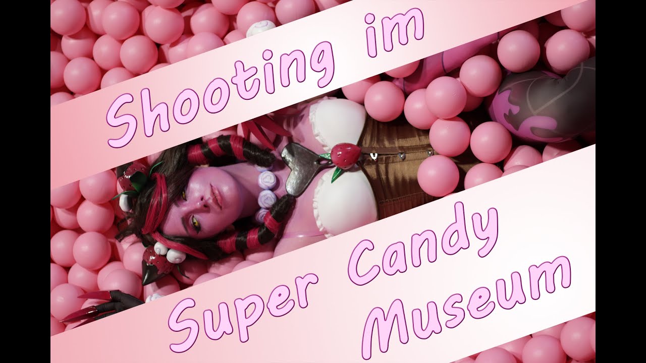 Super Candy Museum Shooting im Sugar Rush Evelynn Cosplay
