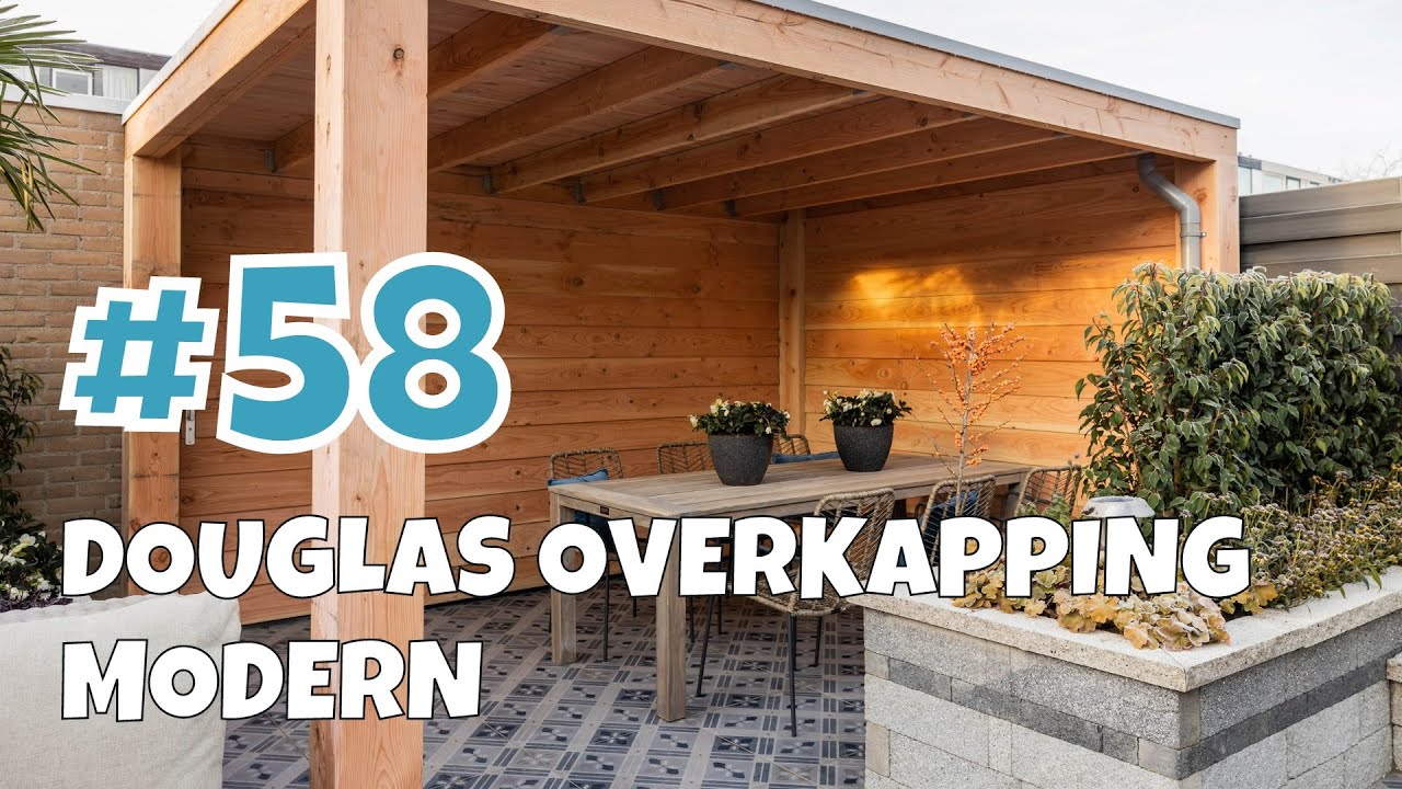 #58 - De strakke Westwood Overkapping Modern - De Grote Tuinverbouwing