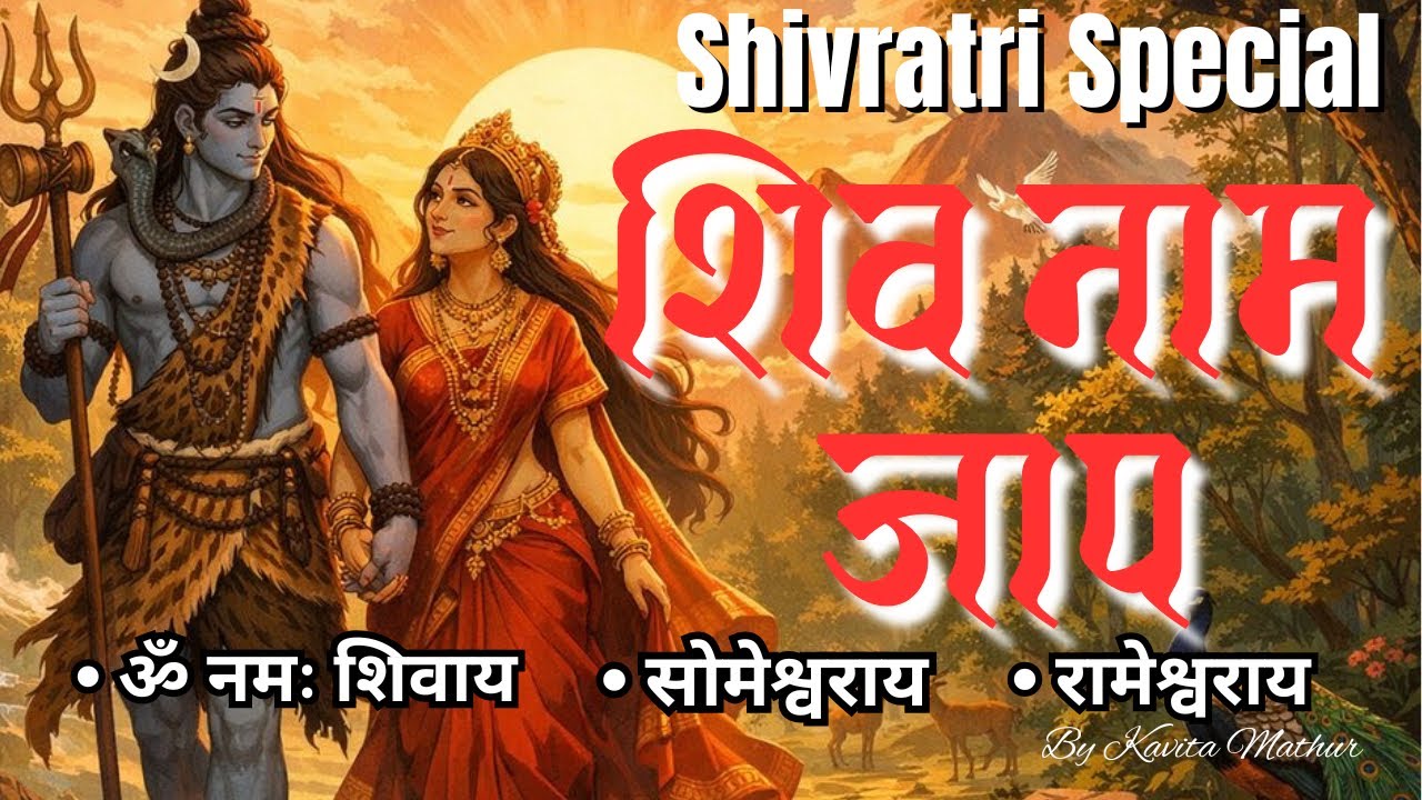 🛕 Maha Shivratri Special 1 Hour Shiv Naam Jaap | Positive Energy Mantra #mahashivratri #bholenath 