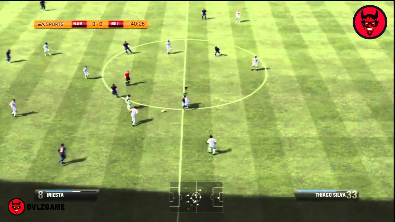 Fifa 12 | تحدي | برشلونة - ميلان