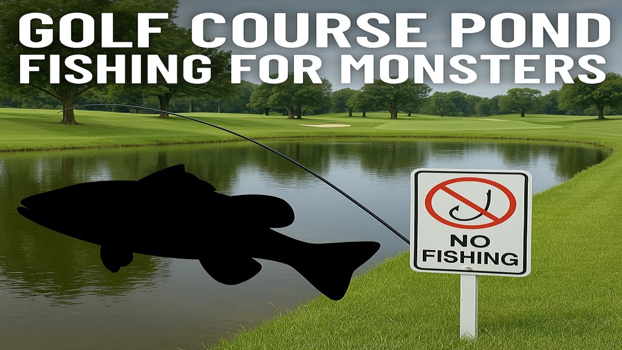 GOLF COURSE POND FISHING FOR MONSTERS