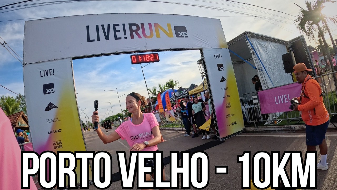 CORREMOS EM PORTO VELHO pela PRIMEIRA VEZ – LIVE! RUN XP
