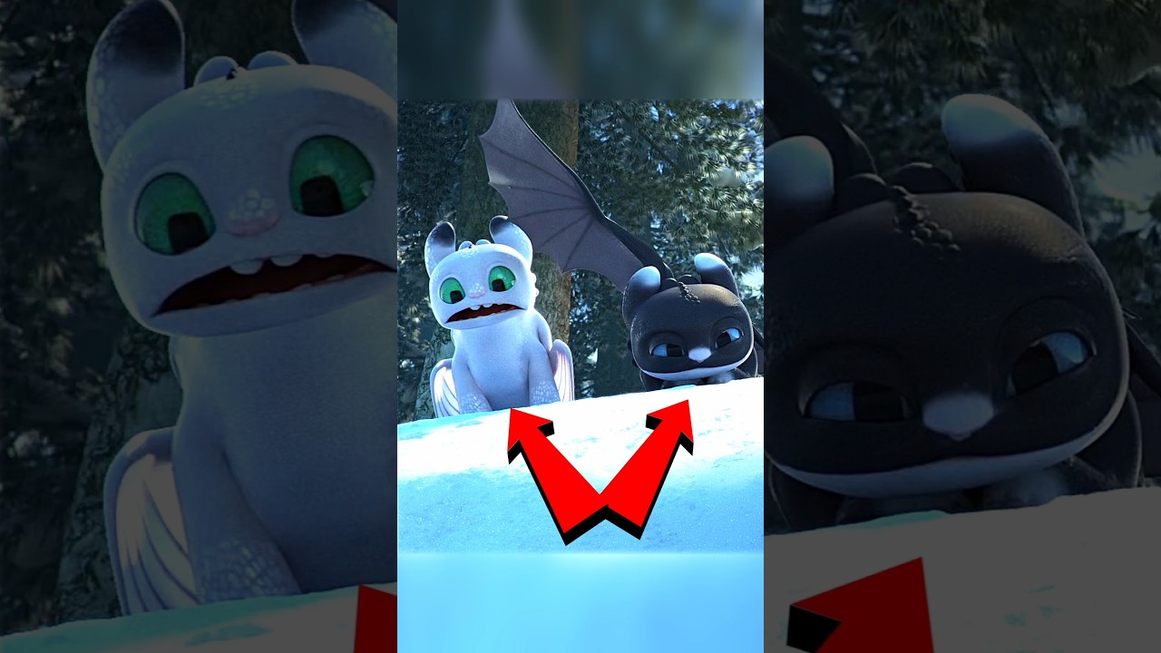 Are Toothless and the Light Fury Really the Same?HTTYD&rsquo;s Most Overlooked Detail #httyd #shorts #fact