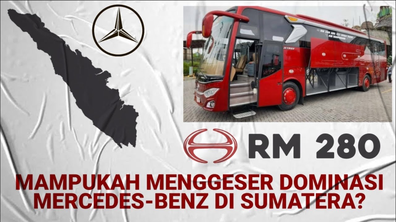 HINO RM 280 BIKIN MERCEDES BENZ KETAR-KETIR DI SUMATERA?