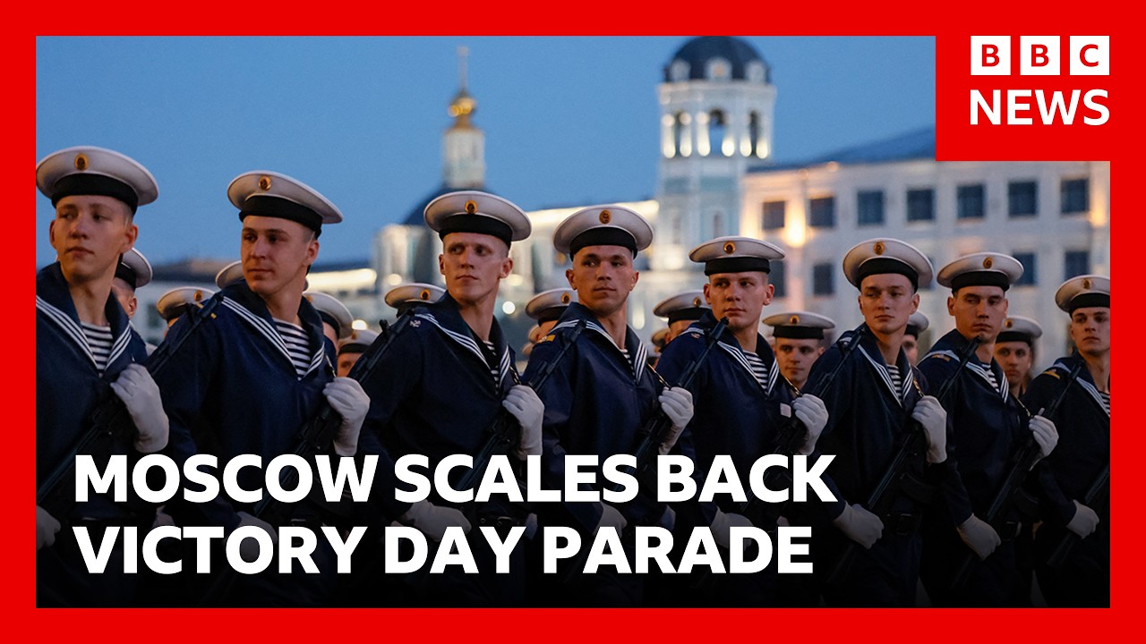 Moscow scales back Victory Day parade as Zelensky warns world leaders | BBC News