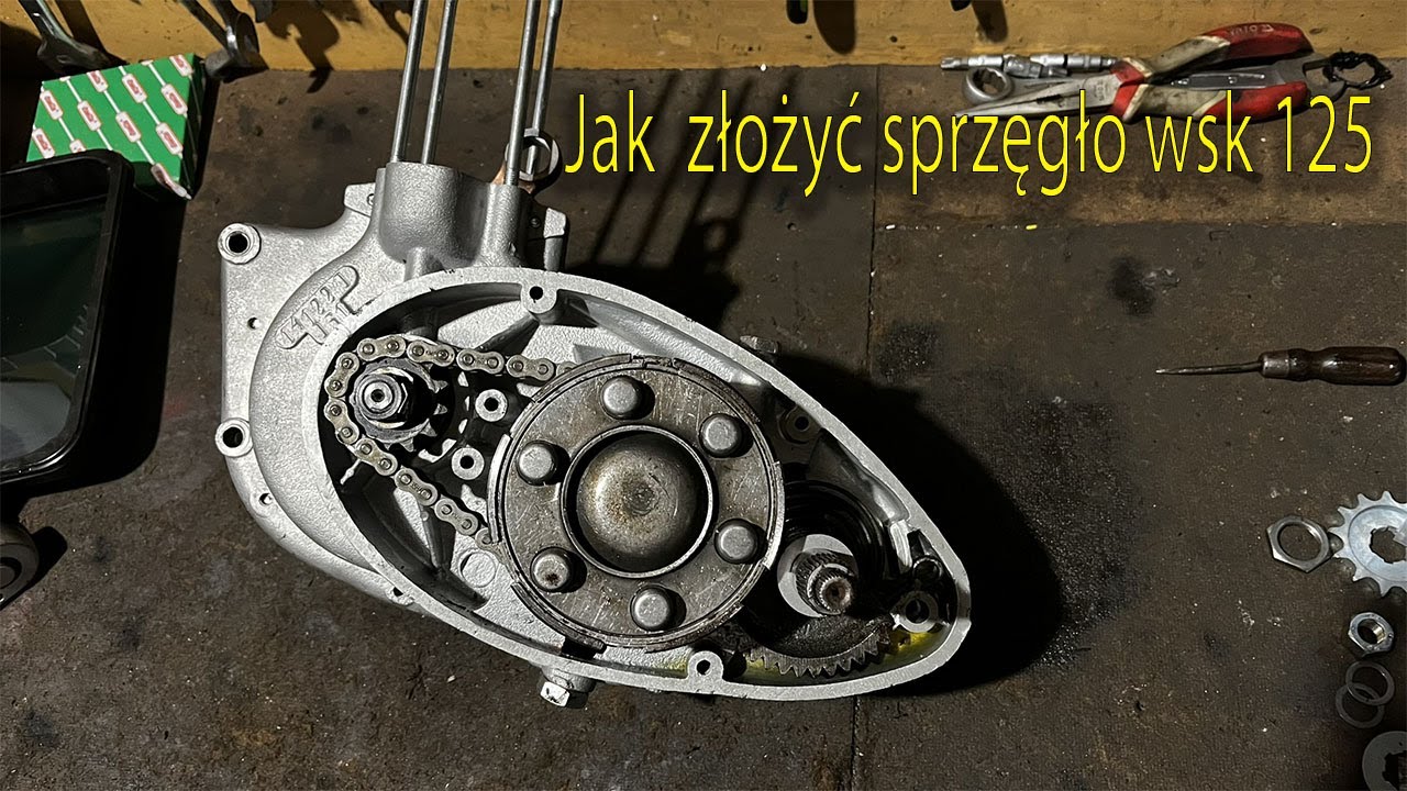 Składanie silnika wsk 125 #2 Jak złożyć sprzęgło