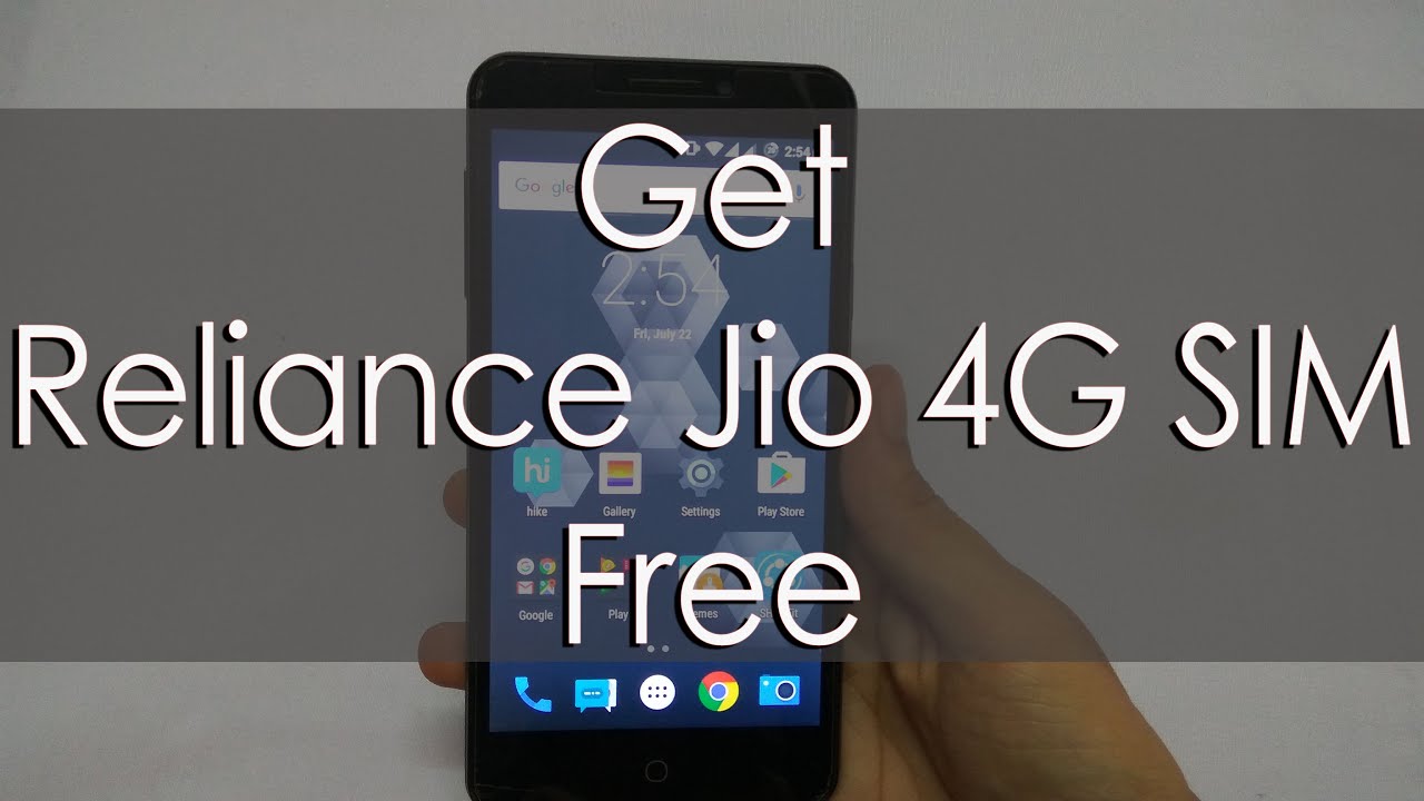 How to get Reliance Jio 4G SIM for Free for all 4G Handsets