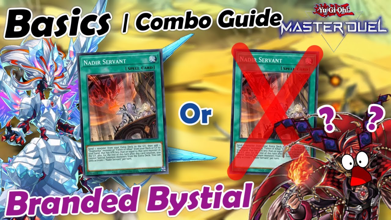 Today You'll LEARN how to use NADIR SERVANT in BRANDED BYSTIAL | YuGiOh! Master Duel