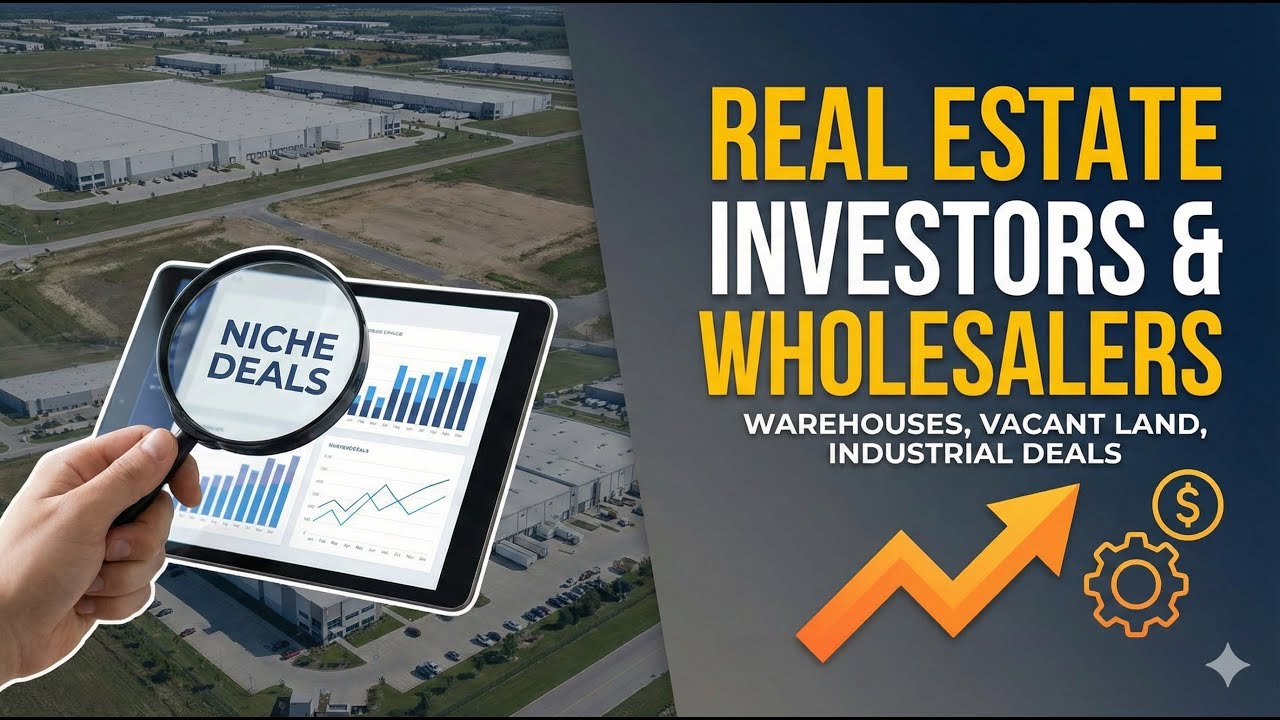Best Real Estate Niches for 2026: Vacant Land & Industrial (Warehouses)