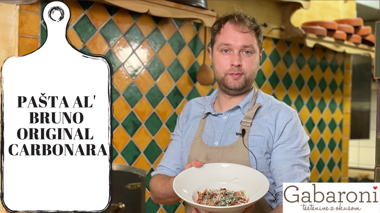 [KUHARSKA ODDAJA] Pašta al' Bruno - Original Carbonara