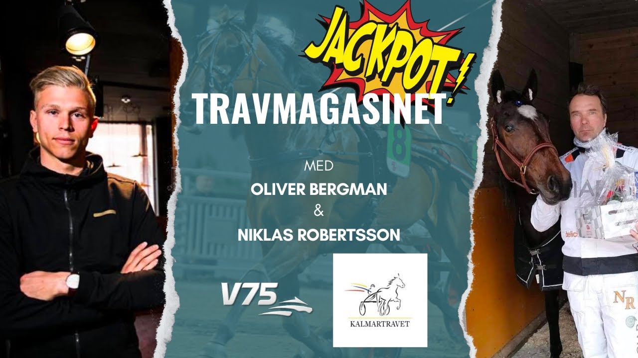 V75 Tips Kalmar 23/6 ∣ JACKPOT ∣ Travmagasinet med Bergman & Robertsson.