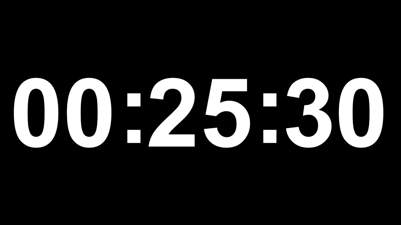 25 Minute and 30 Second Timer ⏲️