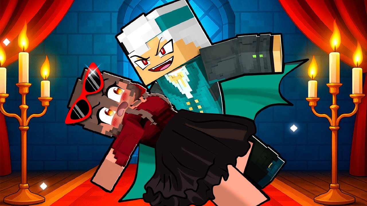 FUI FORÇADO A CASAR com a RAINHA VAMPIRA no Minecraft
