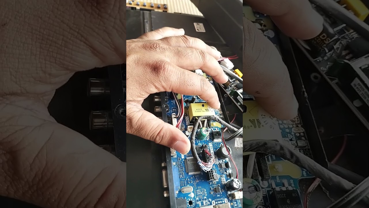 24 inch LED TV power supply problem repair💯# LED TV power supply problem repair#LED TV kit repair..