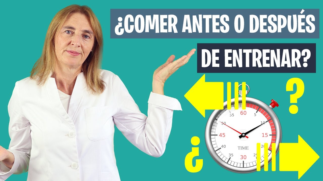COMER ANTES o DESPUÉS del EJERCICIO | ¿Cuándo es mejor comer entrenando? | Nutrición deportiva