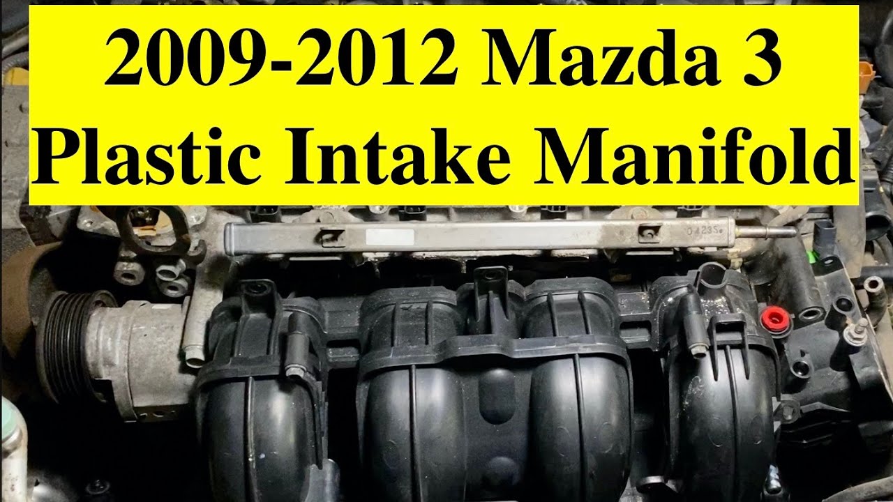How to remove intake manifold&rsquo;s eight hidden bolts on 2009-2012 2.0 engine MAZDA 3