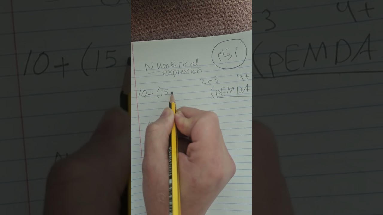 ABC to pass grade six math: numerical expression 