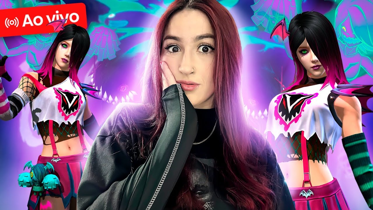 LIVE ON 🔴 JOGANDO COM INSCRITOS ❤️🔥 MARCELLA FF - FREE FIRE AO VIVO 💜​