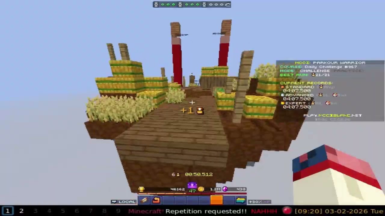 MCCI Parkour Warrior Daily 967 Standard in 01:24.300