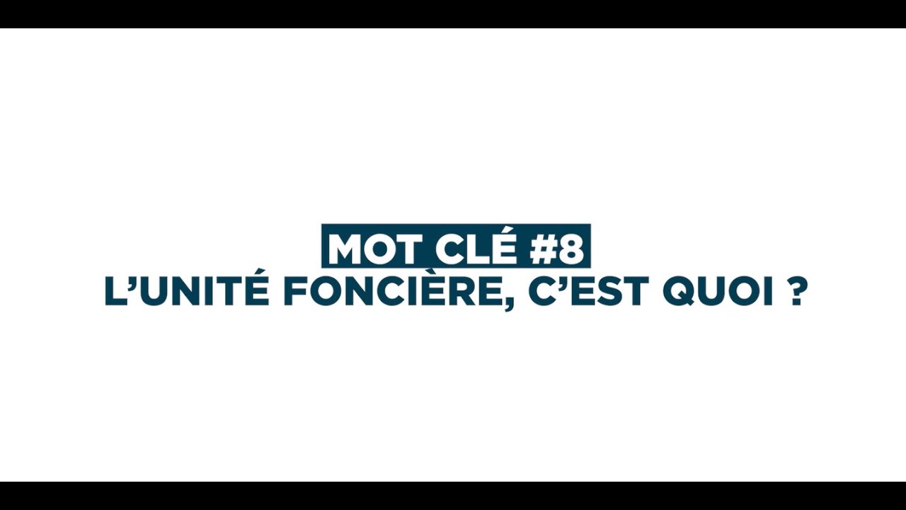 L'unité foncière, c'est quoi ? par Thomas Plottin - 120e Congrès des notaires