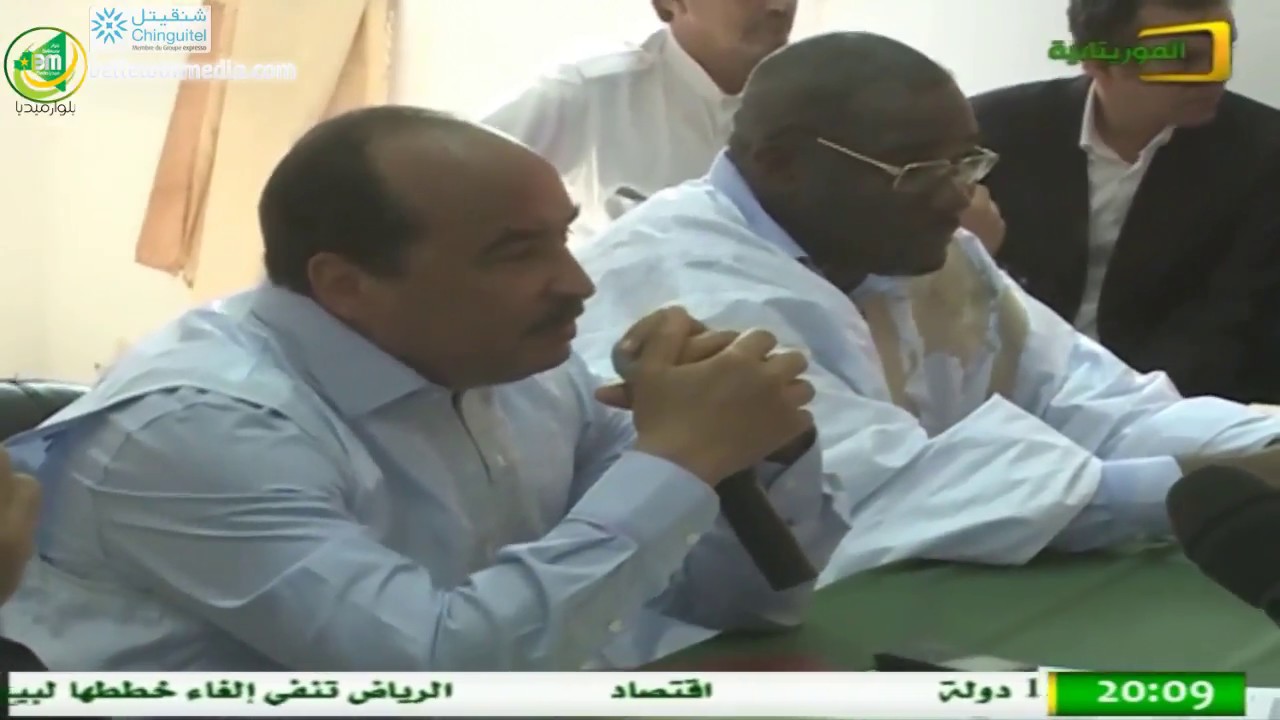 من زيارة السيد الرئيس الي روصو 2018 قناة المورتانية
