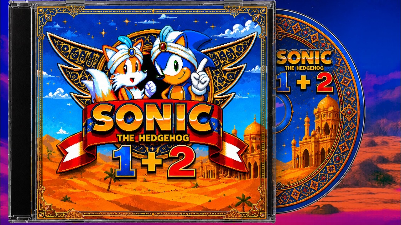 Sonic the hedgehog  1, 2 Arabian Desert Remix Collection
