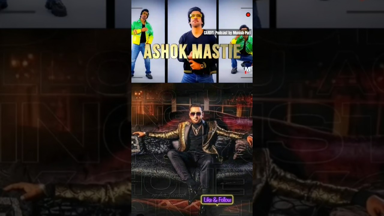 YO YO HONEY SINGH AND ASHOK MSTIE Music 🎶 Album and 😎🎭 Honey Singh MOM #yoyohonysingh #ashokmstie