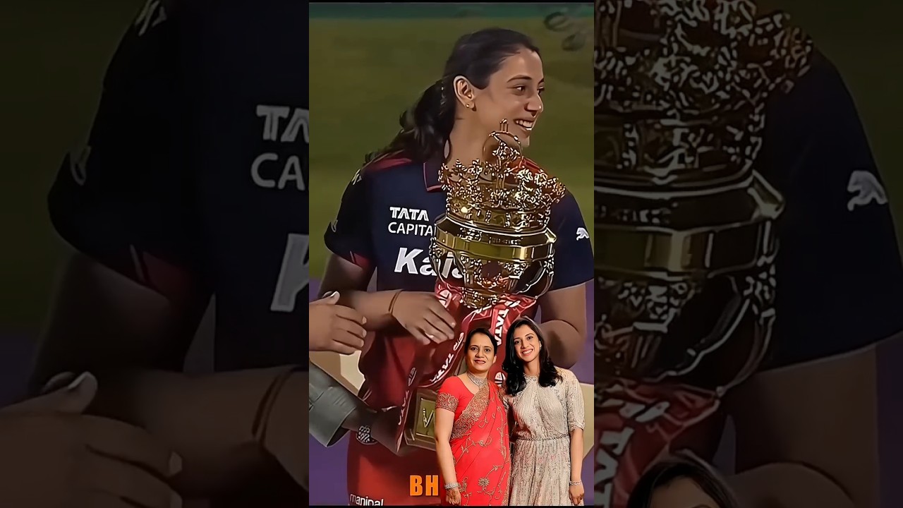 why Smriti mandhana's mother want viral after WPl  win #smritimandhana #wpl