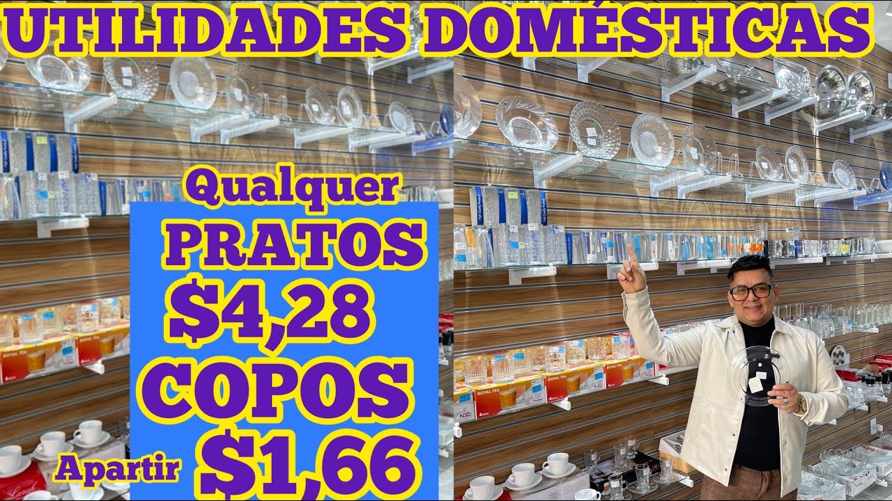 IMPORTADOR DE PRATOS XÍCARAS COPOS E UTILIDADES A MAIS DE 30 ANOS NO BRÁS APARTIR DE $1,00 real