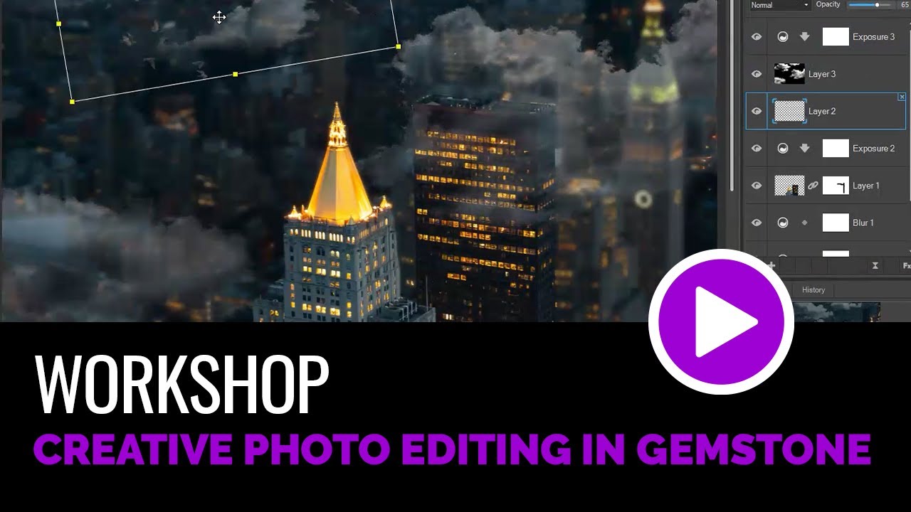 Творческое редактирование фотографий в Gemstone 14