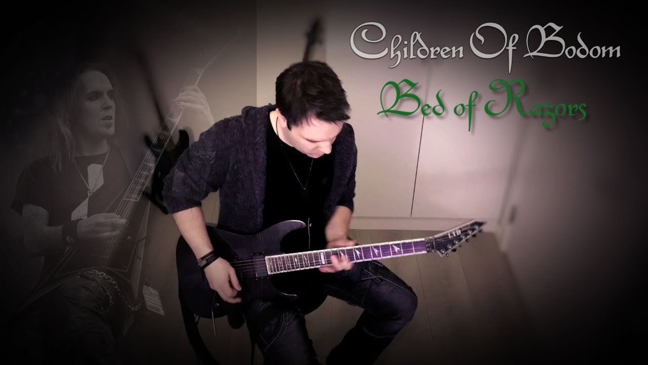 Children of Bodom - Bed of Razors (Guitar cover) RIP Alexi Laiho