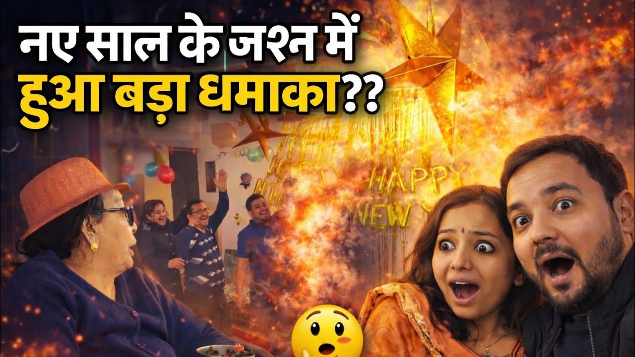 नए साल के जश्न में हुआ बड़ा धमाका?? 