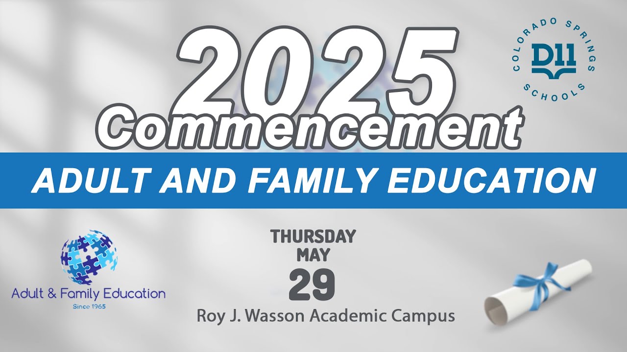 Adult and Family Education 2025 Commencement