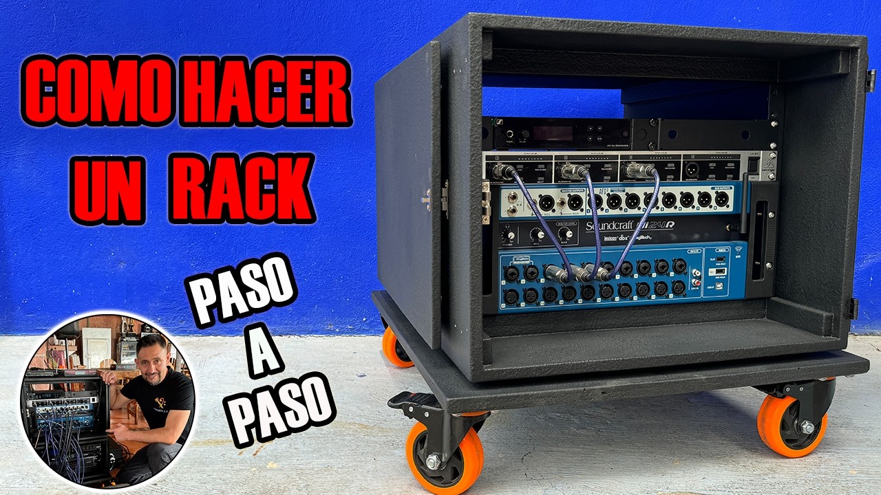 Como Hacer Un Rack Para Mescladora Y Periféricos De Audio Profesional