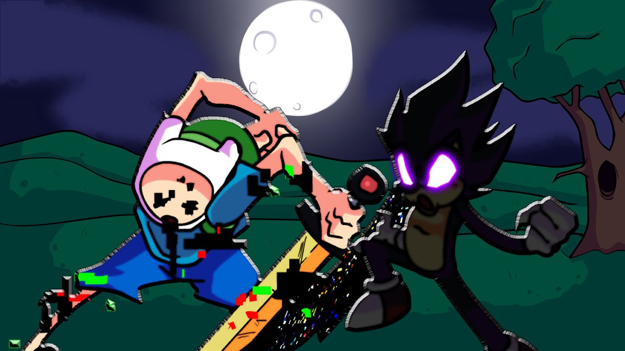 FNF Mashup: Taste for Blood X Quiet [Corrupted Finn Vs Dark Sonic]