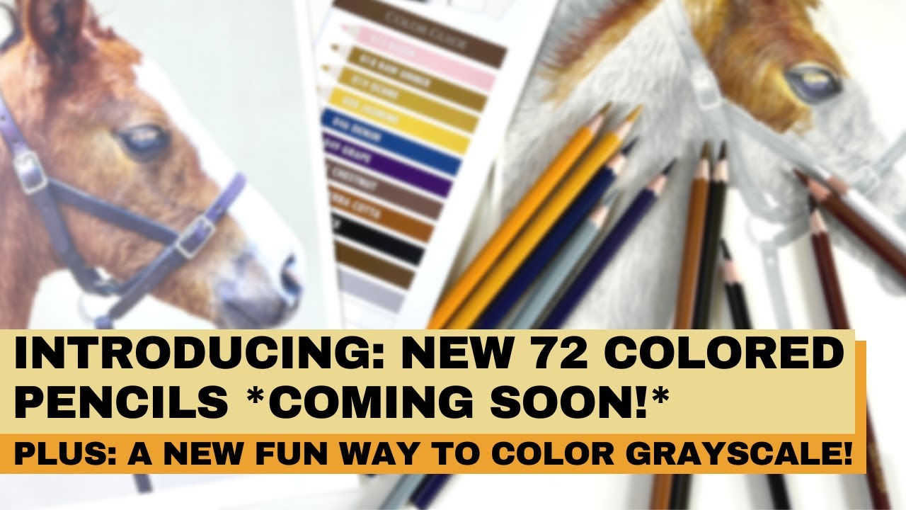 NEW RELEASE! NEW GRIZAYE 72 COLORED PENCILS COMING SOON! | New Drawing Kit - A New Fun Way to Color!