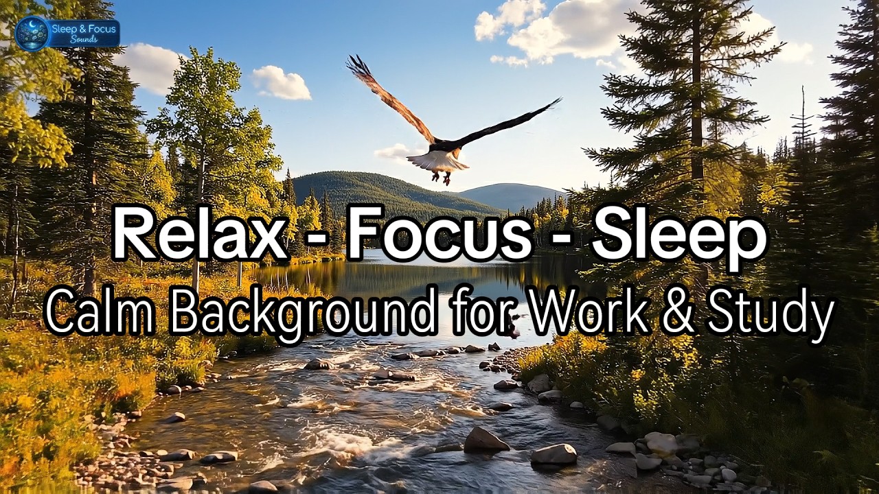 Focus Music Piano | Calm Background for Work & Study | Sleep & Focus Sounds
