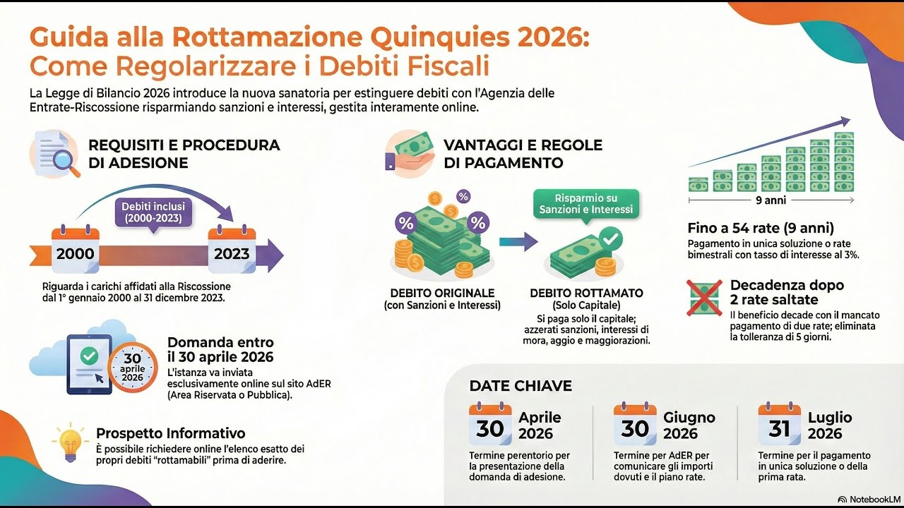 Rottamazione quinquies guida operativa