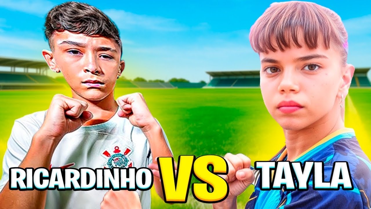 RICARDINHO VS TAYLA!! O MELHOR JOGO DE X1 DA HIST&Oacute;RIA