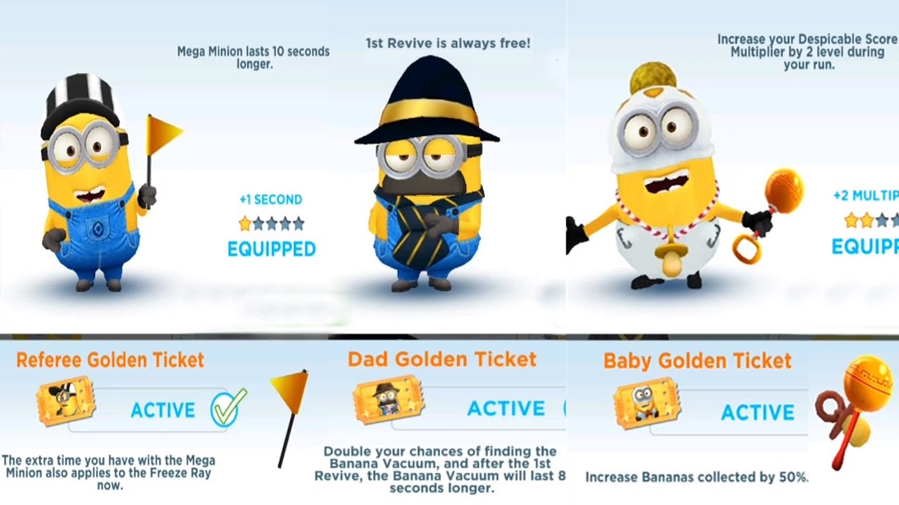 Despicable Me 2 - Minion Rush : Referee VS Dad VS Baby