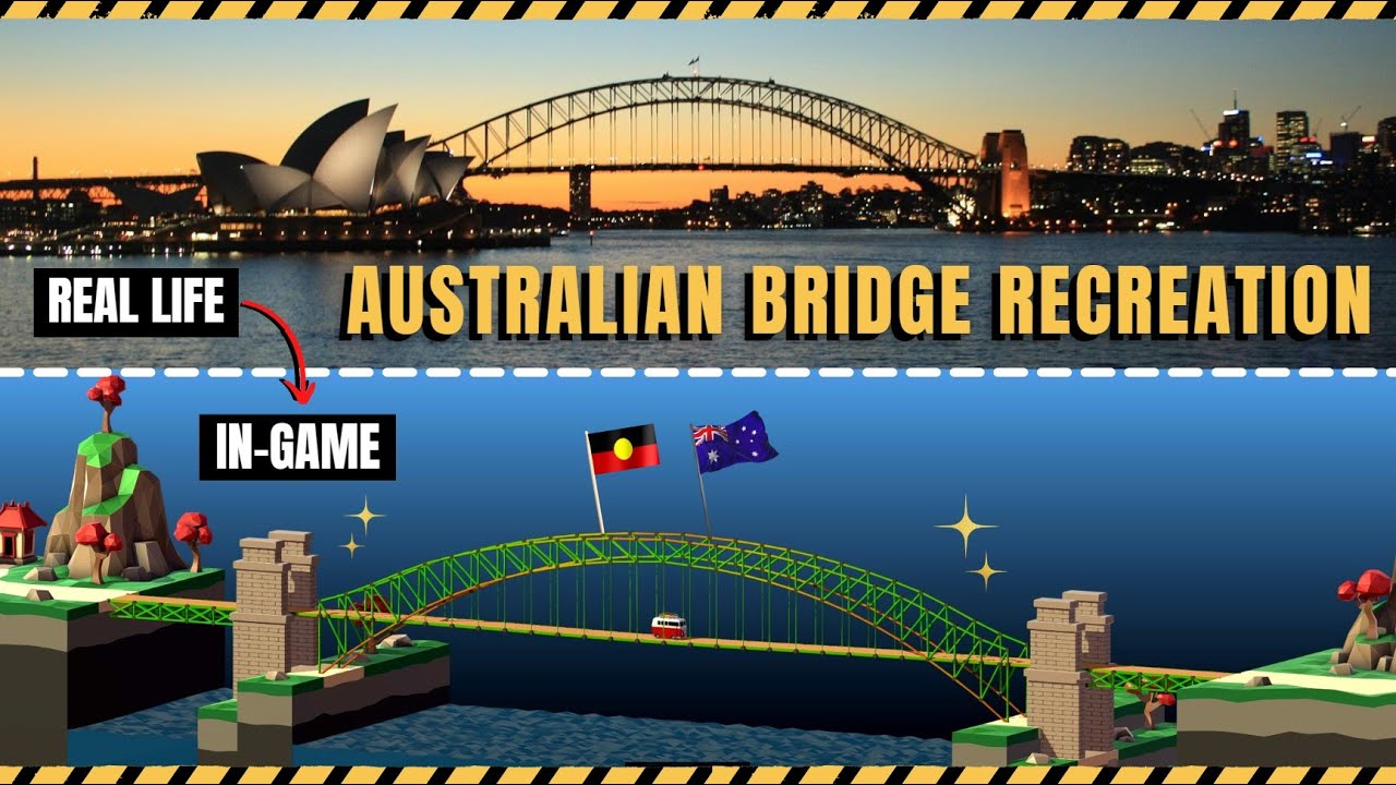 Recreating one of the LONGEST arch bridges in the WORLD! Sydney Harbour Bridge in Poly Bridge 2! #11