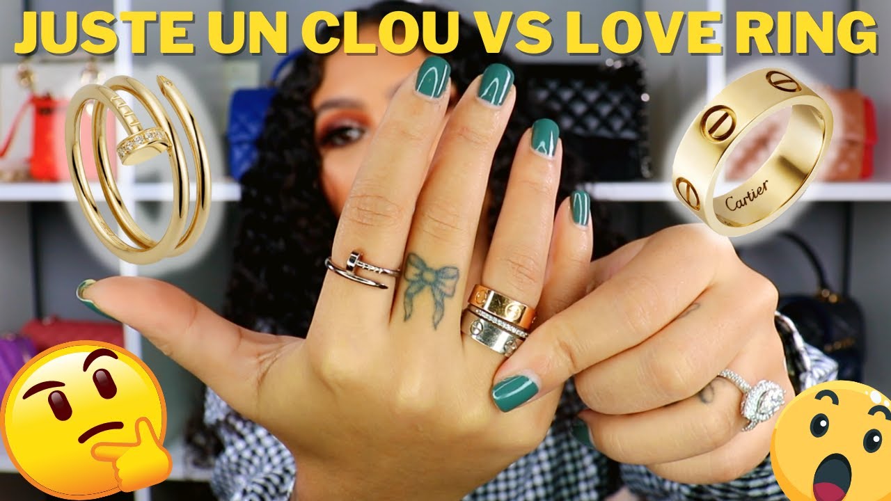 CARTIER JUSTE UN CLOU VS LOVE RING | KATIE DANGER