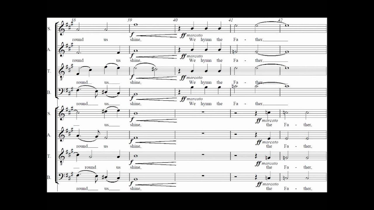 Hail Gladdening Light - Wood