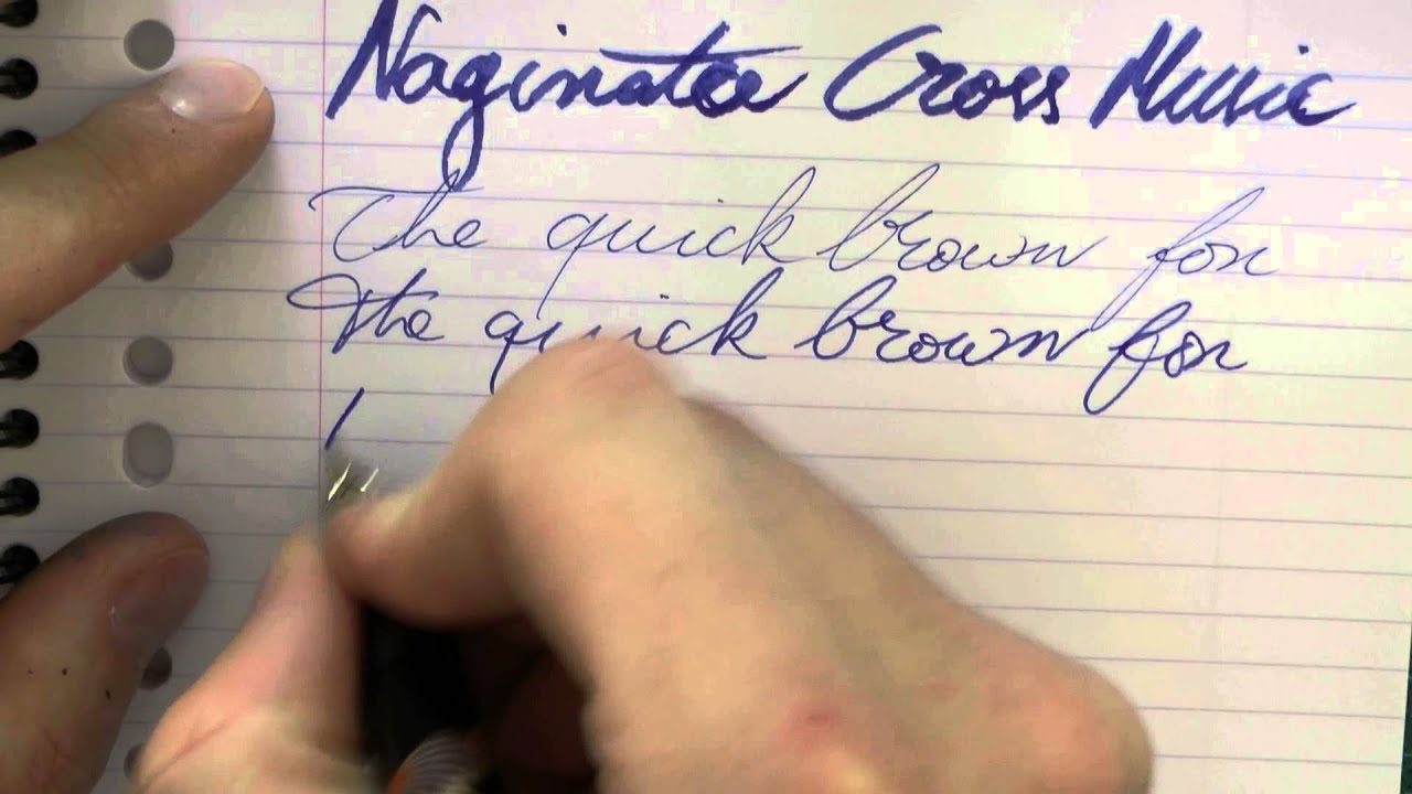 Sailor Naginata Cross Music Nib Review