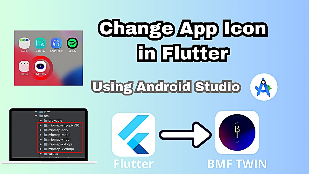How to Change App Icon in Flutter? | Step-by-Step
