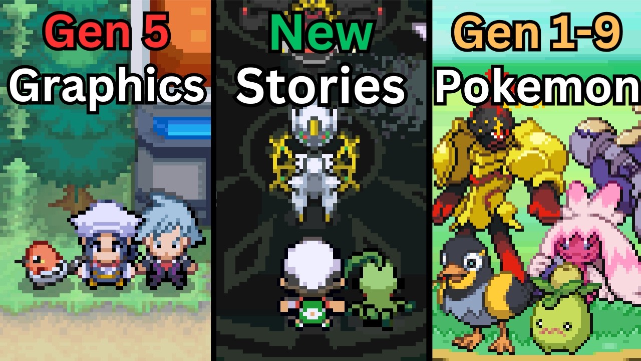 The Best Completed Pokemon NDS ROM Hacks!